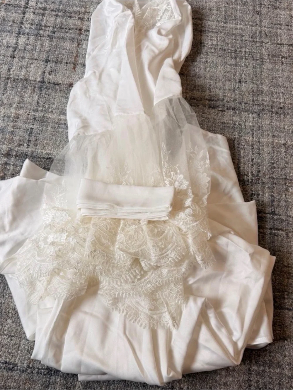 White Bridal Robe -